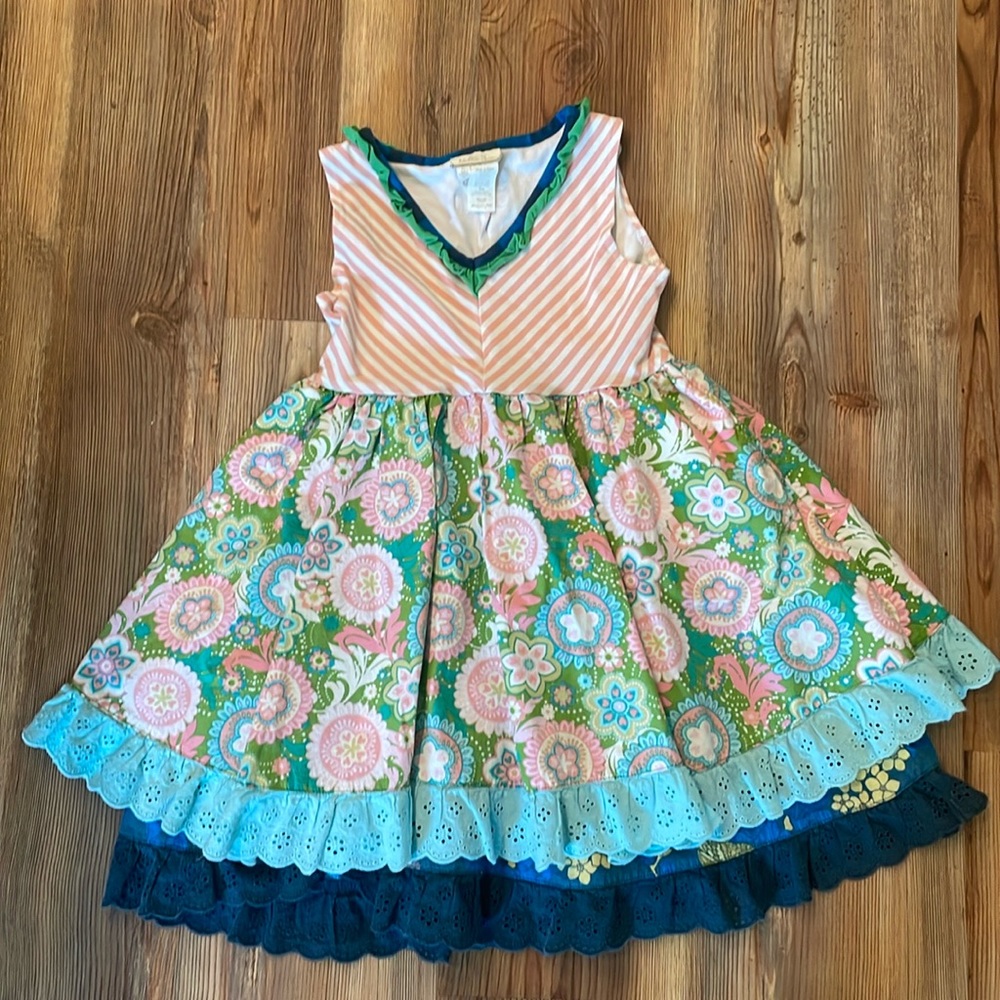 Matilda Jane cake walk tank dress toddler girls 6